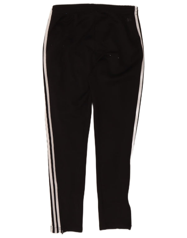 Adidas Damen Trainingshose UK 14 Mittelschwarze Baumwolle