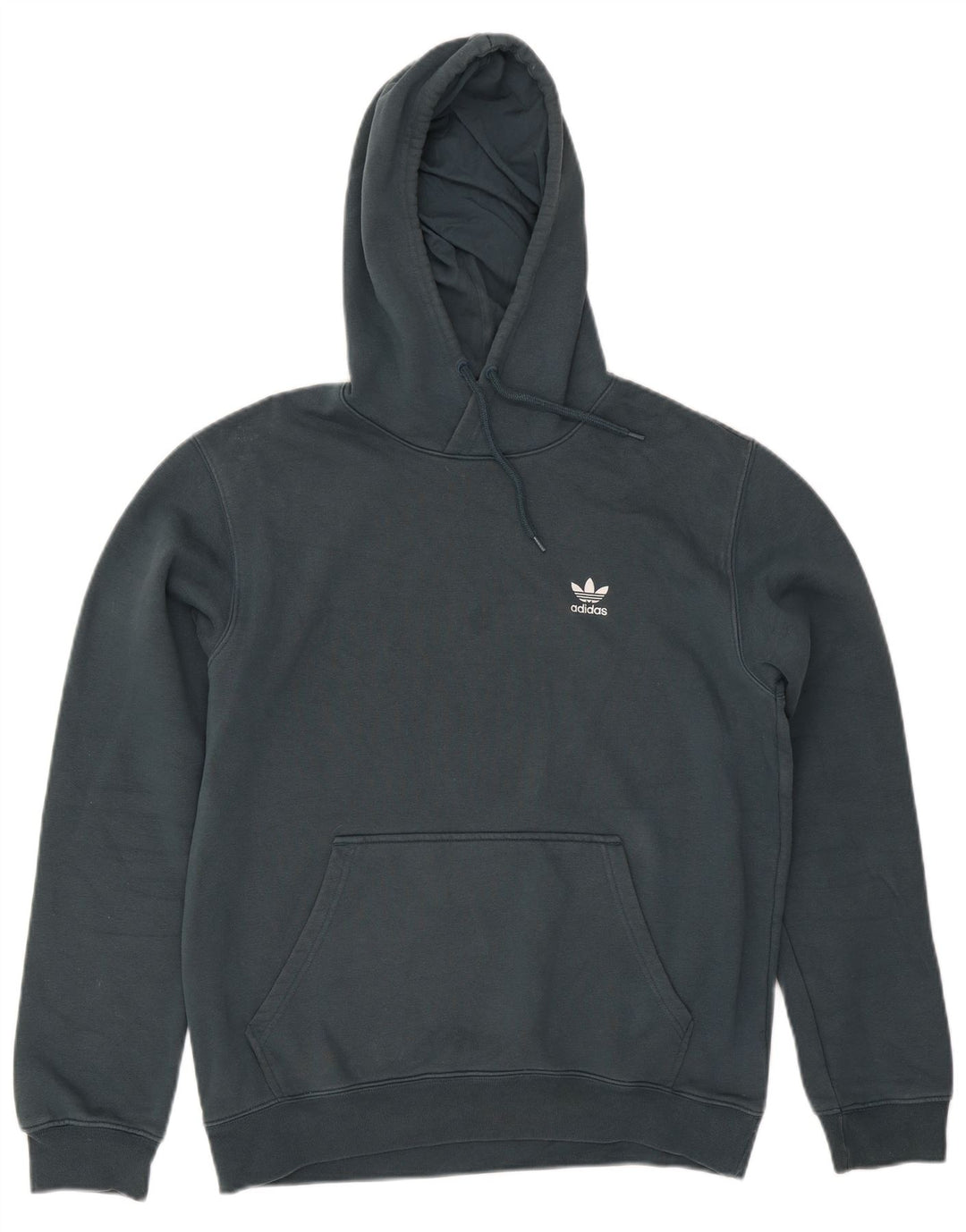 Adidas Herren Kapuzenpullover aus mittelgrüner Baumwolle