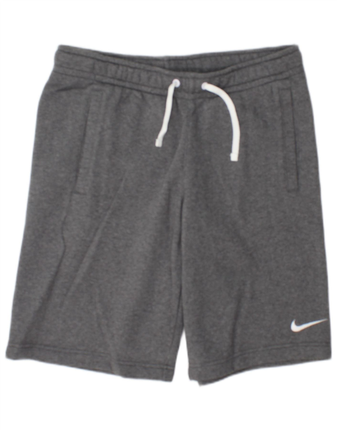 Nike Herren-Sportshorts aus mittelgrau gefleckter Baumwolle