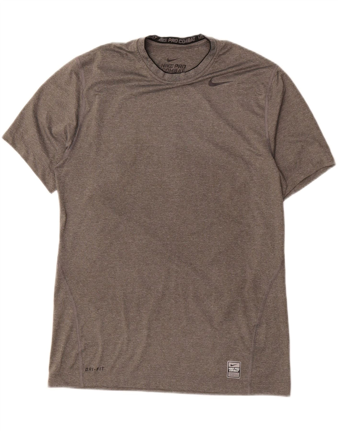 NIKE Mens Dri Fit T-Shirt Top Medium Grey Polyester Vintage Nike and Second-Hand Nike from Messina Hembry 