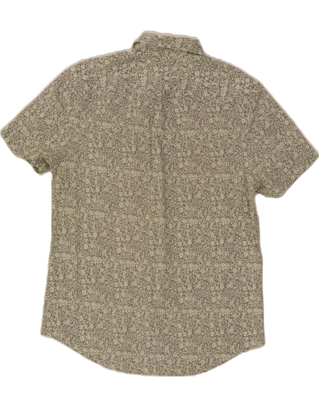 PENGUIN Mens Classic Fit Short Sleeve Shirt Medium Grey Floral Vintage Penguin and Second-Hand Penguin from Messina Hembry 