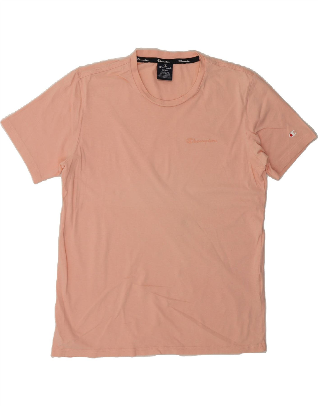 CHAMPION Mens T-Shirt Top Small Pink Vintage Champion and Second-Hand Champion from Messina Hembry 