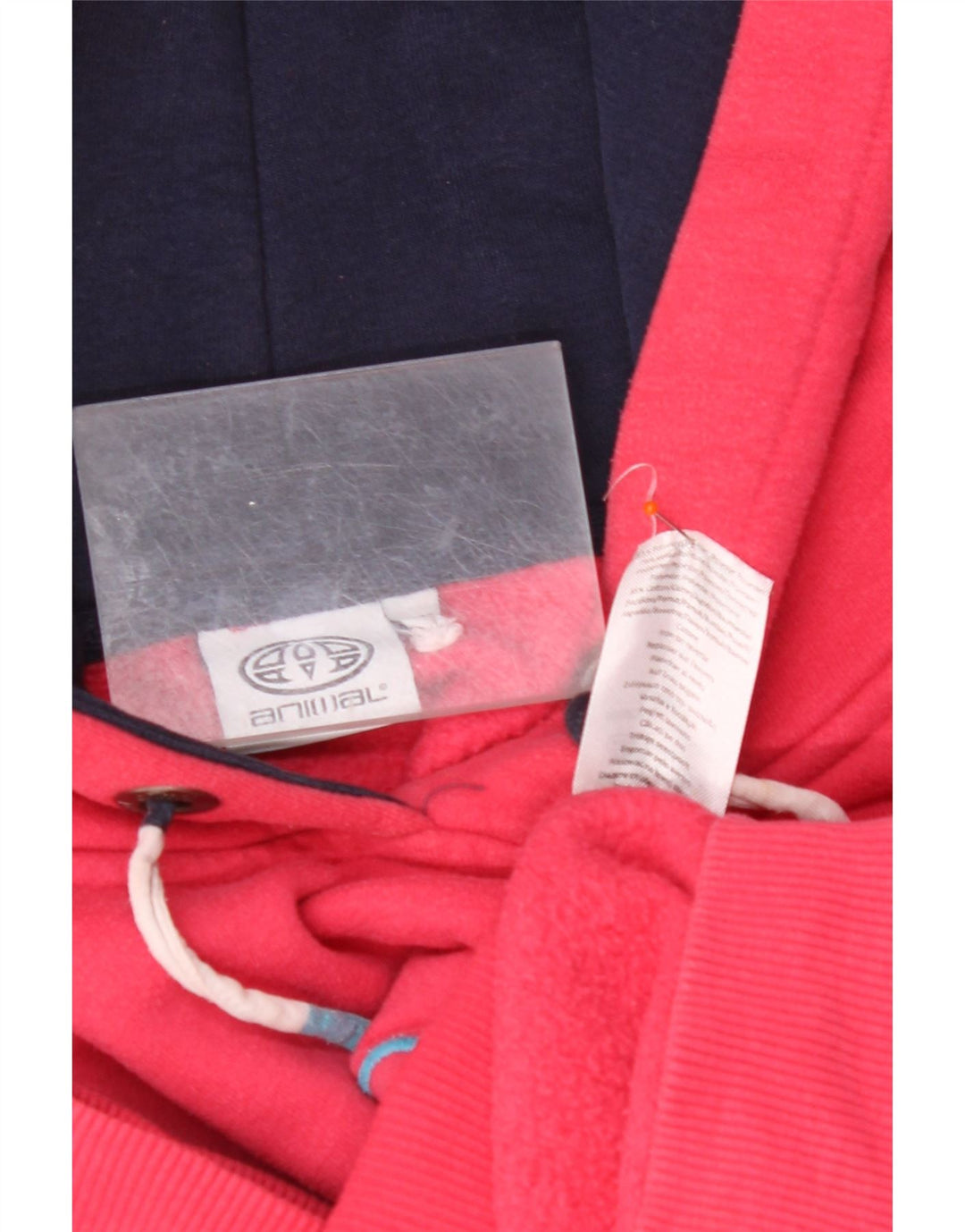 ANIMAL Grafik-Kapuzenpullover für Damen, UK 16, Größe L, Rosa, Baumwolle