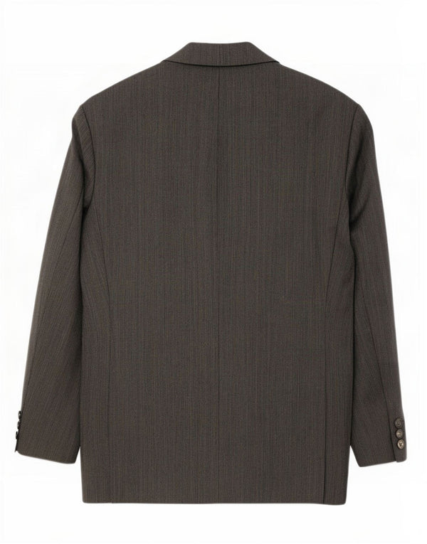Marks & Spencer Herren St. Michael Blazer Jacke UK 48 2XL Graues Fischgrätenmuster