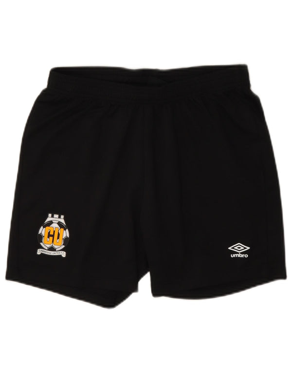 Umbro Boys Cambridge United F.C. Sportshorts mit Grafik, 13–14 Jahre, XL, Schwarz