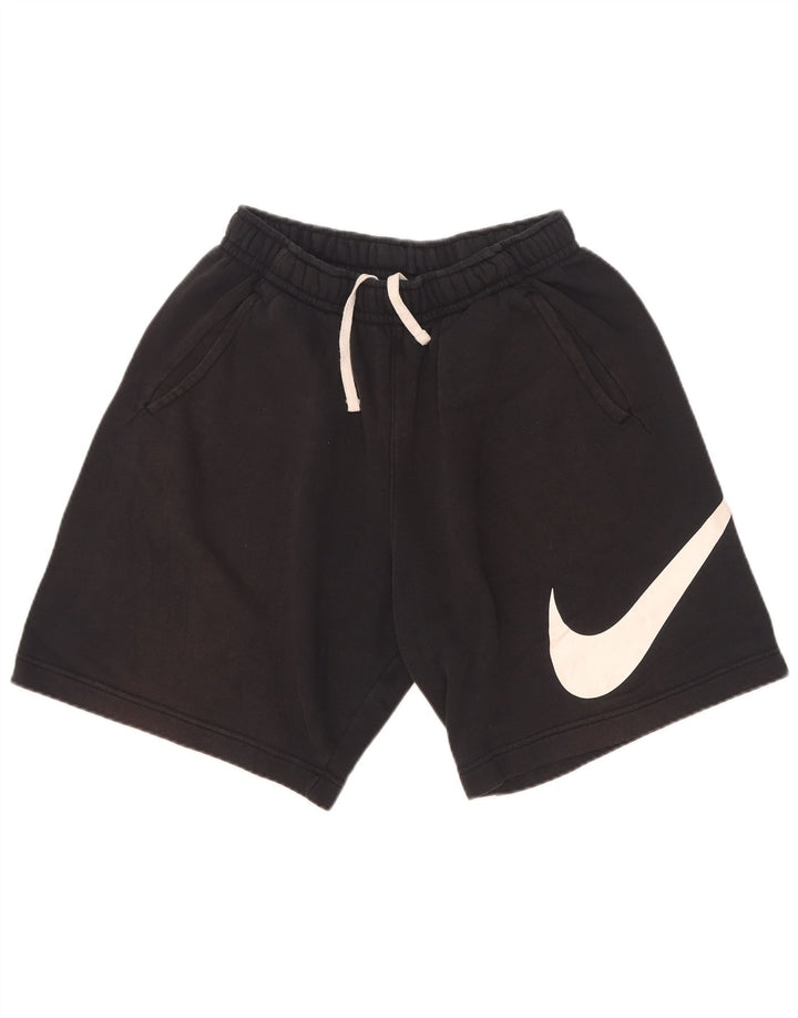 Nike Herren-Sportshorts mit Grafik, Größe S, schwarze Baumwolle