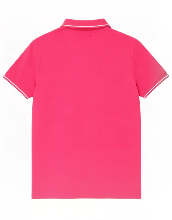 Pierre Cardin Mens Polo Shirt Medium Pink Cotton