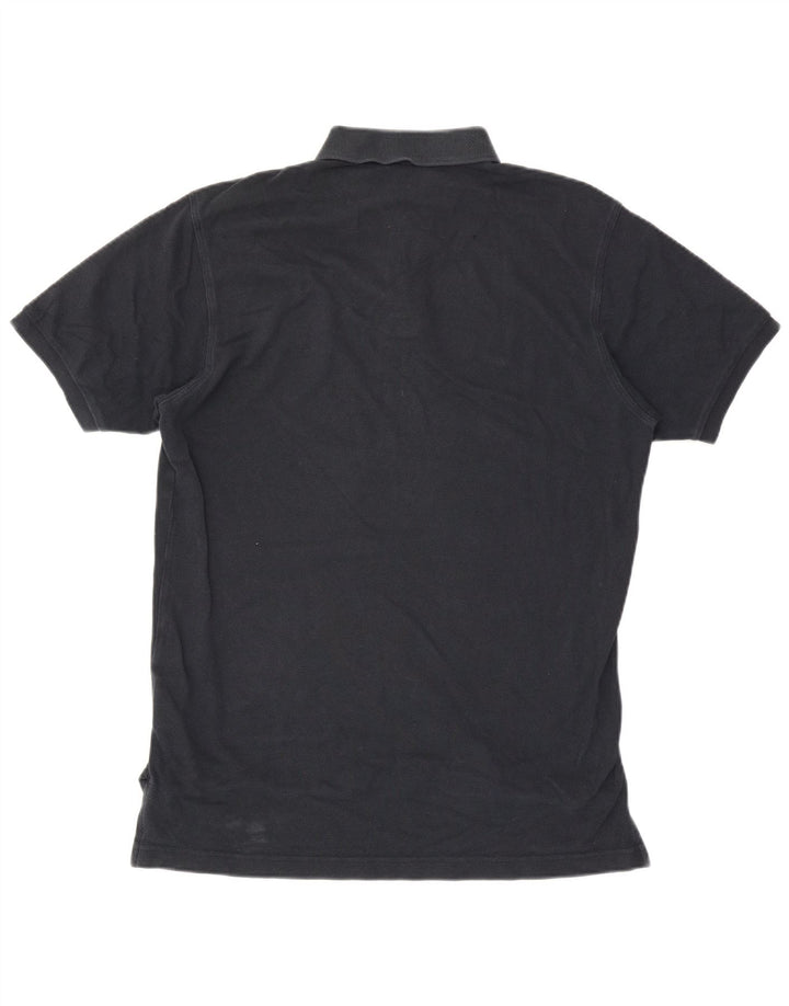 Gant Herren-Poloshirt, groß, aus schwarzer Baumwolle
