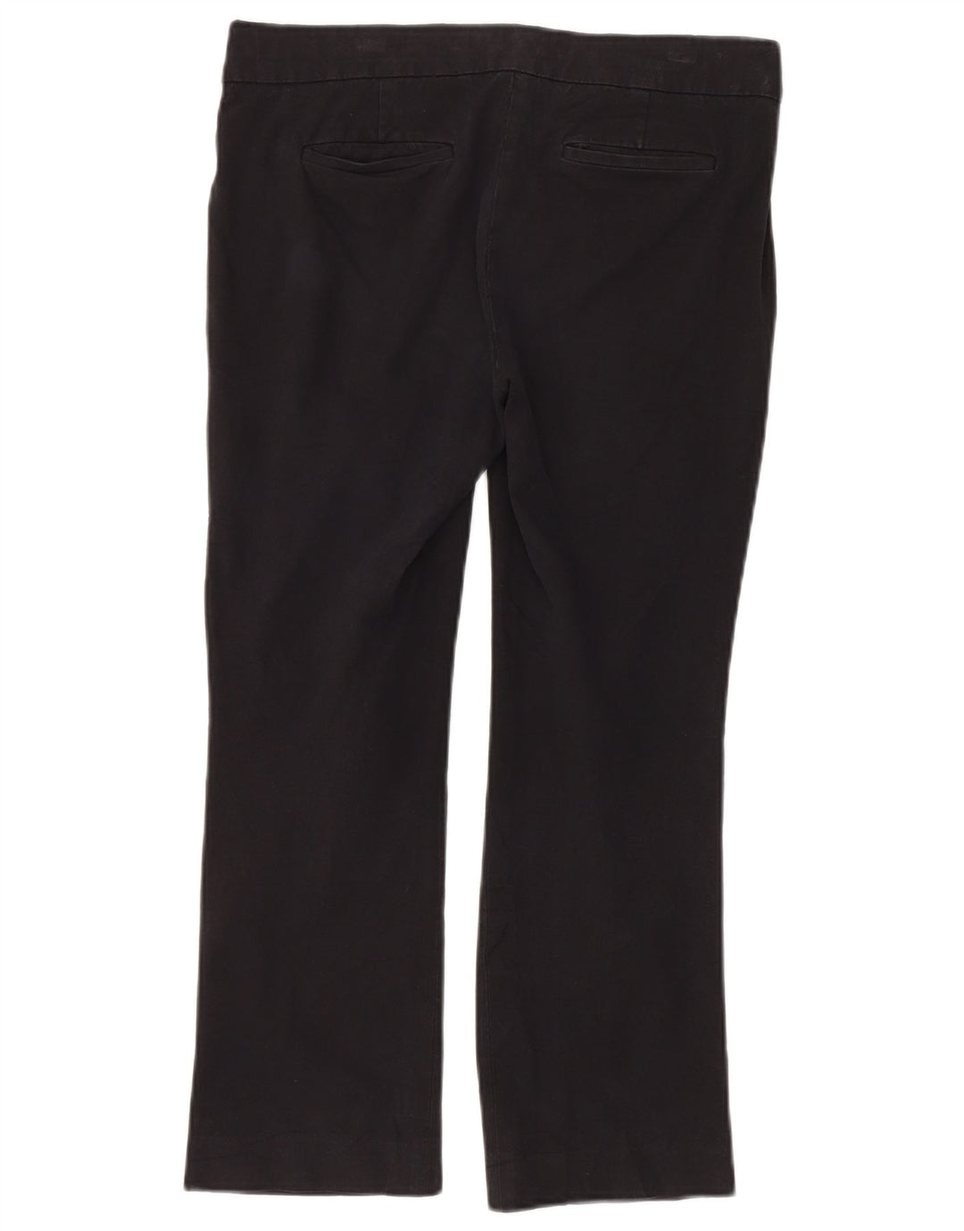 J. Crew Damen Campbell Bootcut verkürzte Hose US 4 Small W32 L25 Schwarz