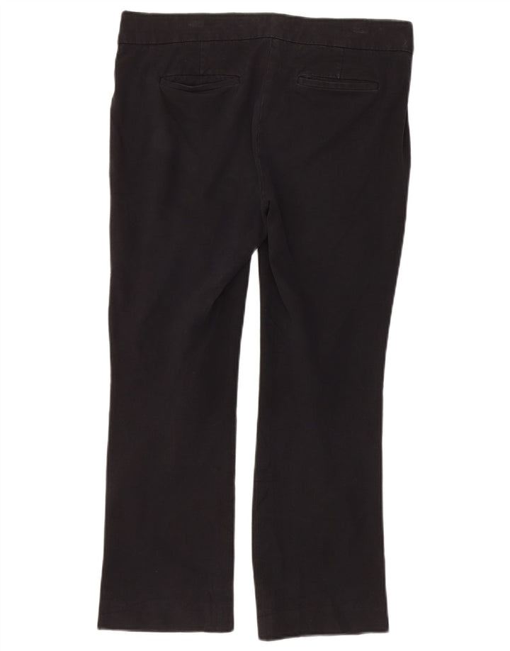 J. Crew Damen Campbell Bootcut verkürzte Hose US 4 Small W32 L25 Schwarz