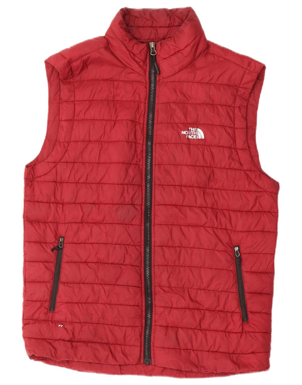 The North Face Herren Wattierte Weste UK 38 Medium Maroon Polyester
