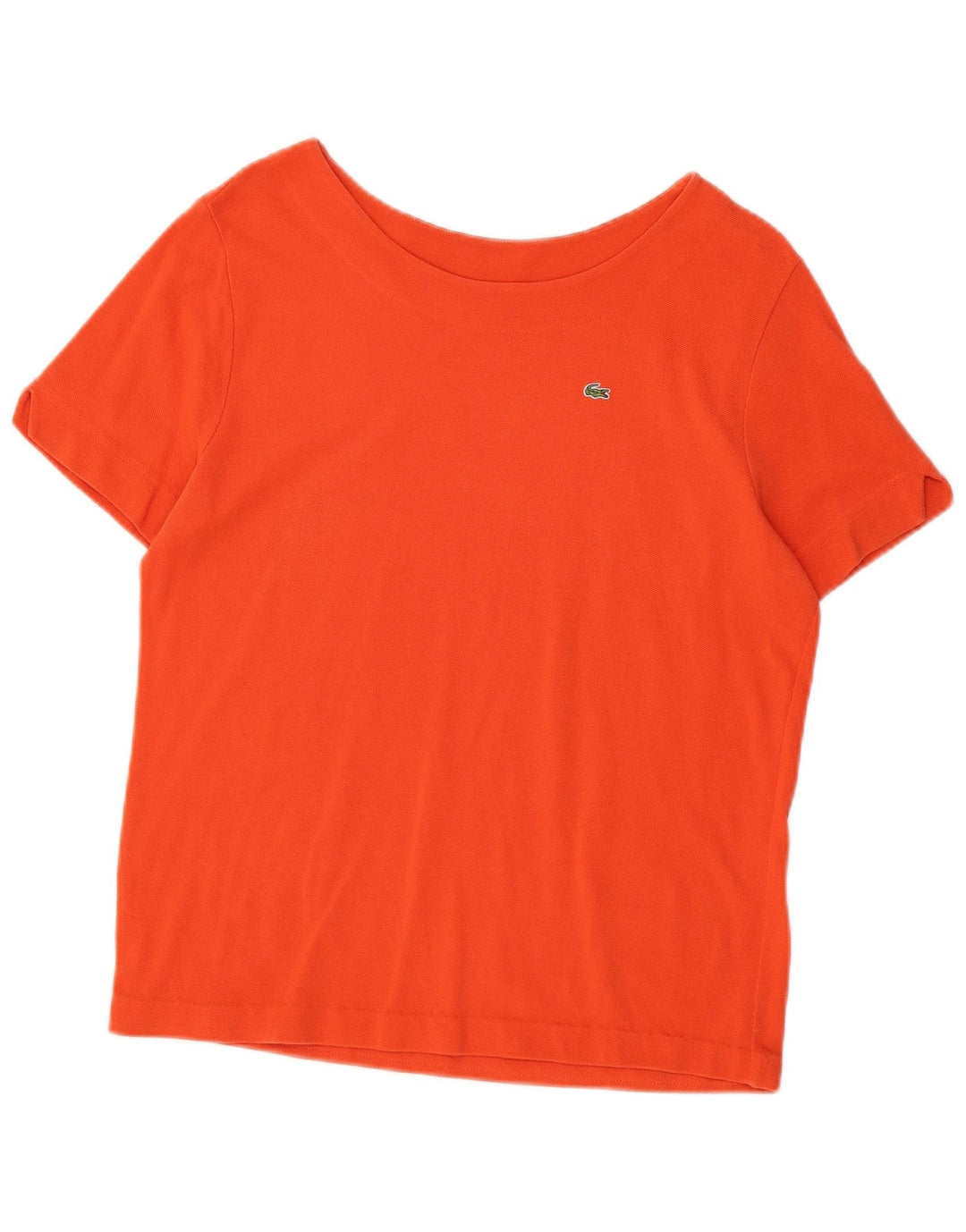 LACOSTE Damen T-Shirt Top Größe 48 XL Orange