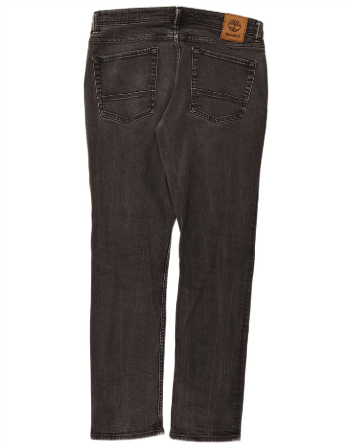 Timberland Damen Slim Jeans W32 L32 Graue Baumwolle
