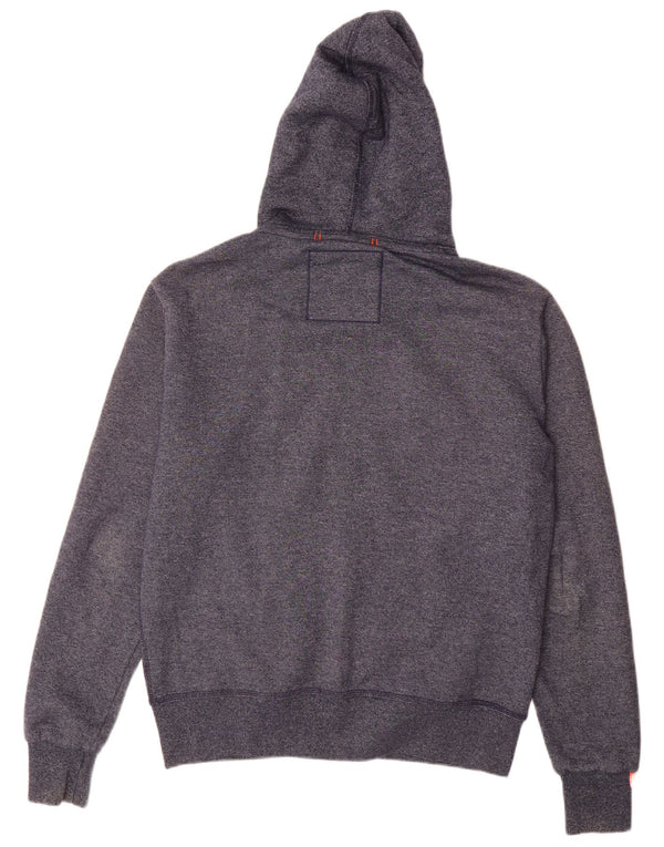 Superdry Herren-Kapuzenpullover mit Reißverschluss, XL, Marineblau, Baumwolle