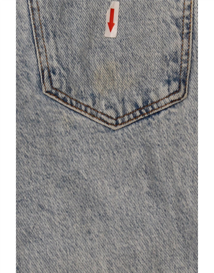 ZARA Damen Tapered Jeans EU 38 Small W28 L28 Blau