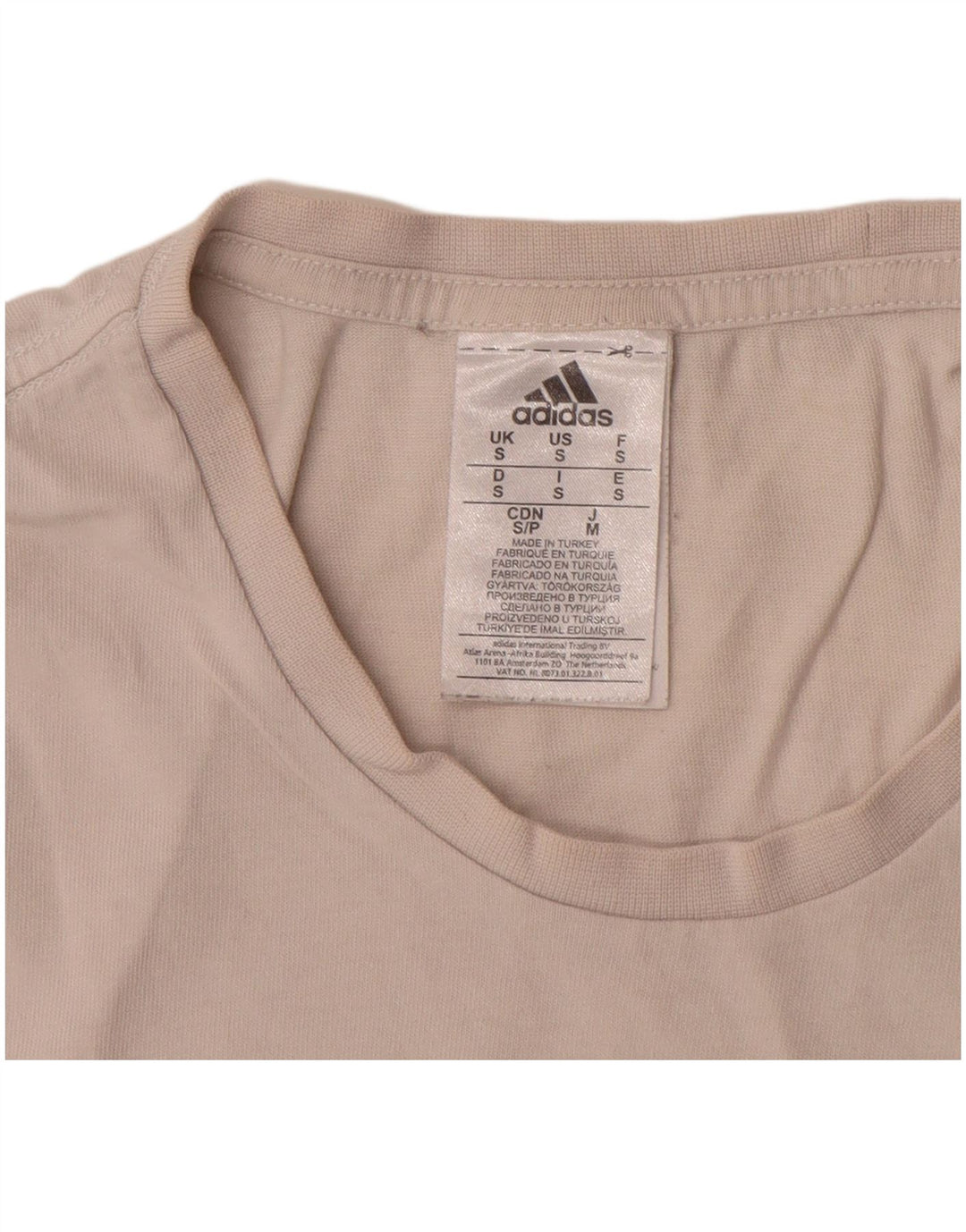 Adidas Herren Grafik T-Shirt Top Small Weiß Baumwolle