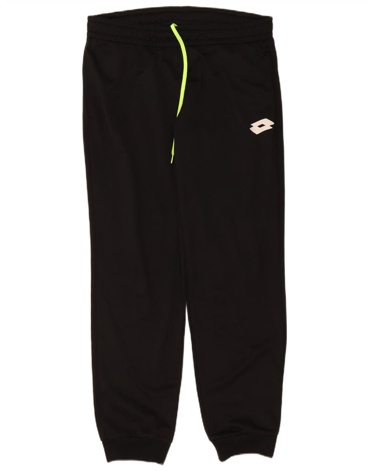 Lotto Herren-Trainingshose, Jogginghose, Mittelschwarz, Polyester