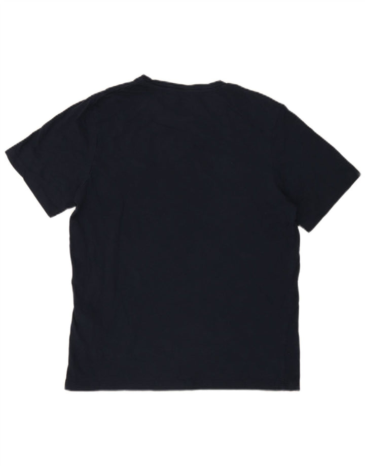 Jack & Jones Herren-T-Shirt mit Grafik, mittlere Marineblau-Baumwolle