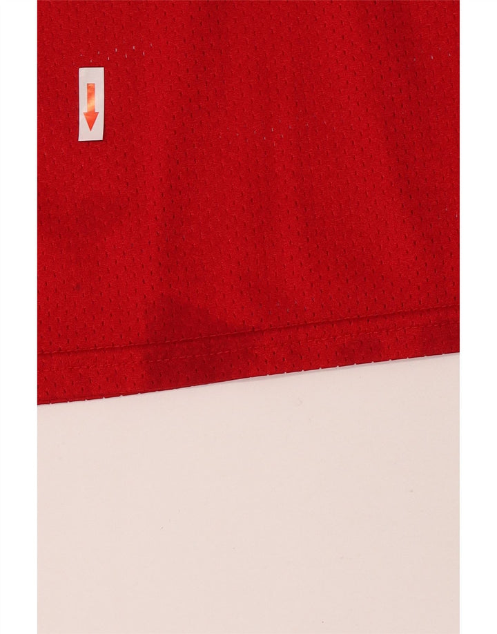 Russell Athletic Jungen-Jersey-Oberteil, 14–15 Jahre, groß, rotes Polyester