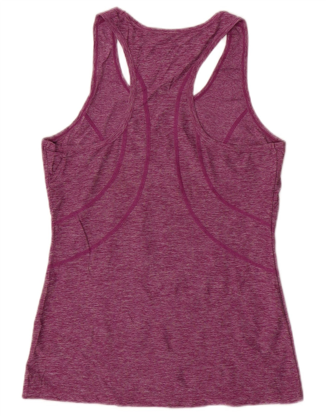 REEBOK Damen-Trägershirt UK 6 XS Lila meliertes Polyester