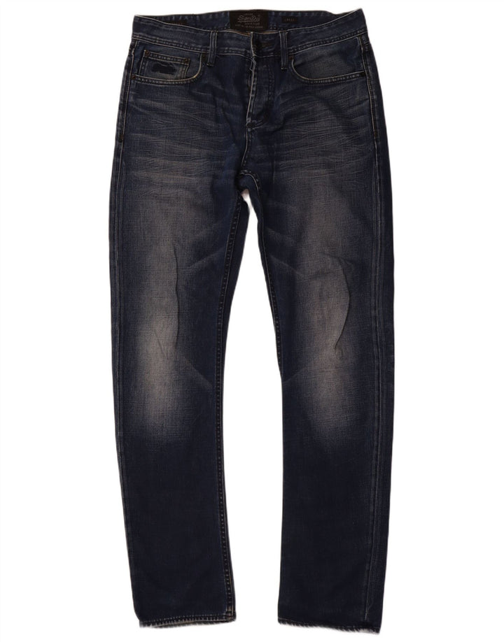 SUPERDRY Herren-Loose-Jeans, W32, L34, Blau, Baumwolle