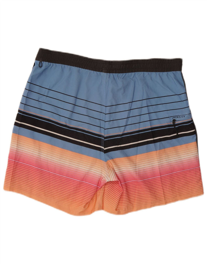 Quiksilver Herren Badeshorts Mittelblau gestreift