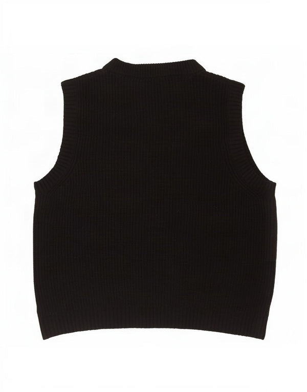 Marks & Spencer Herren Weste Tank Top Medium Schwarz Polyester