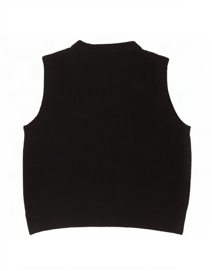 Marks & Spencer Herren Weste Tank Top Medium Schwarz Polyester