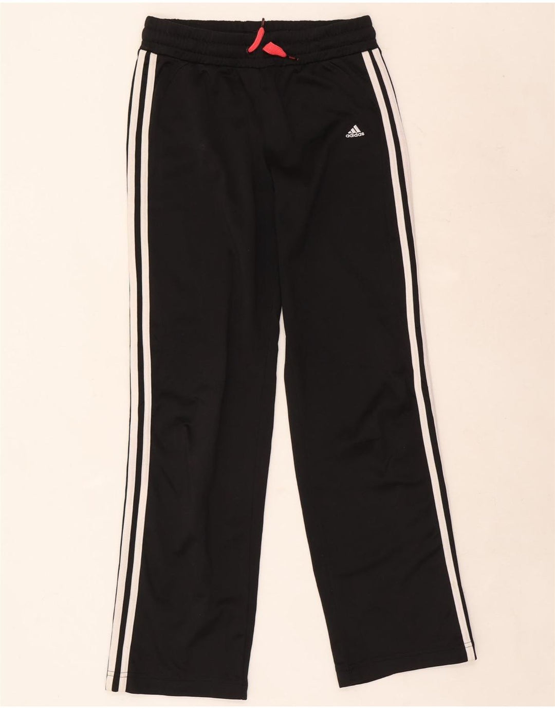 Adidas Mädchen-Trainingshose, 13–14 Jahre, schwarzes Polyester