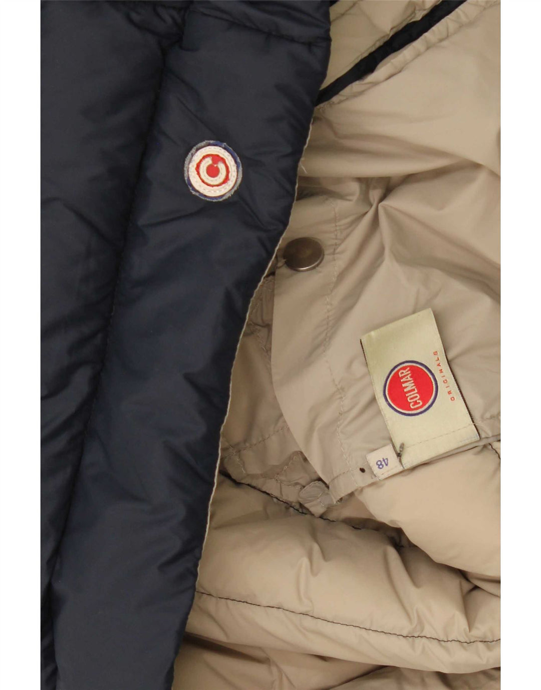 Colmar Herren-Jacke mit Kapuze, gepolstert, Größe 48, mittelmarineblau