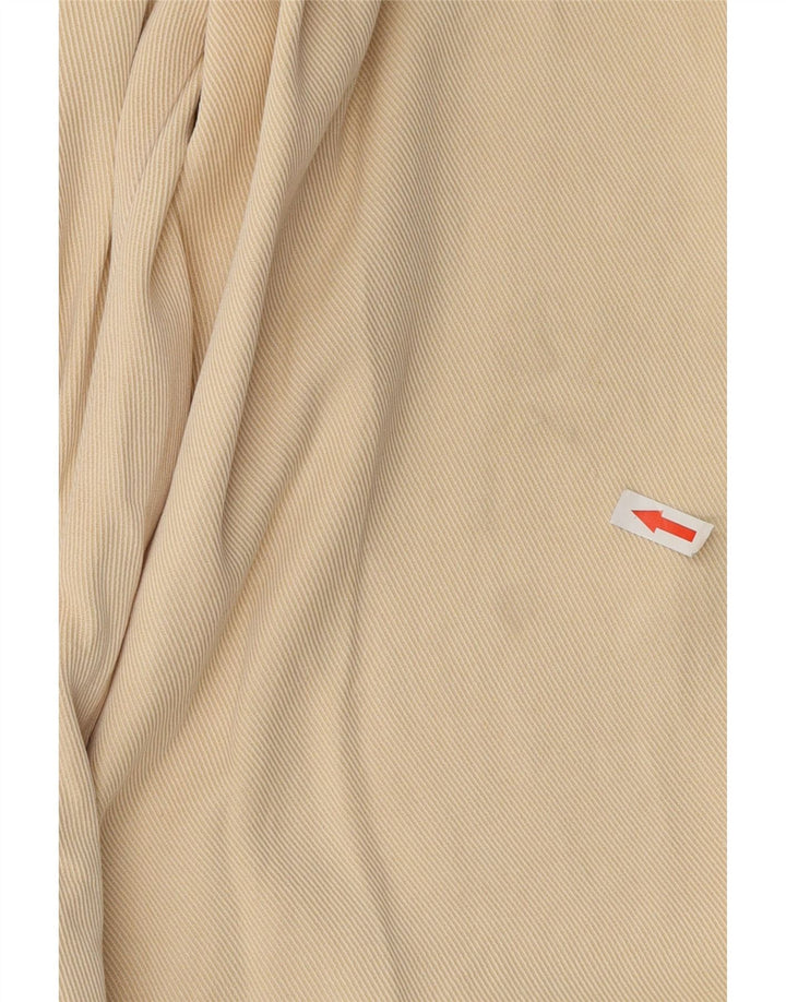 Massimo Dutti Damen Kurze Hose EU 38 Small W28 L24 Beige Lyocell