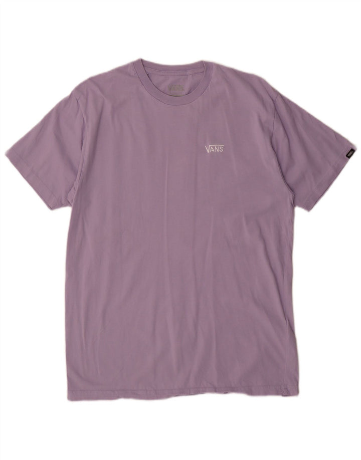 Vans Herren-T-Shirt mit klassischer Passform, mittelviolette Baumwolle