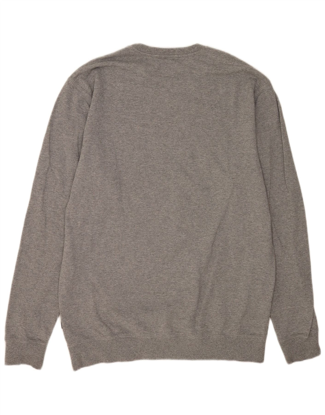 Vans Herren Grafik-Sweatshirt-Pullover XL aus grau gefleckter Baumwolle