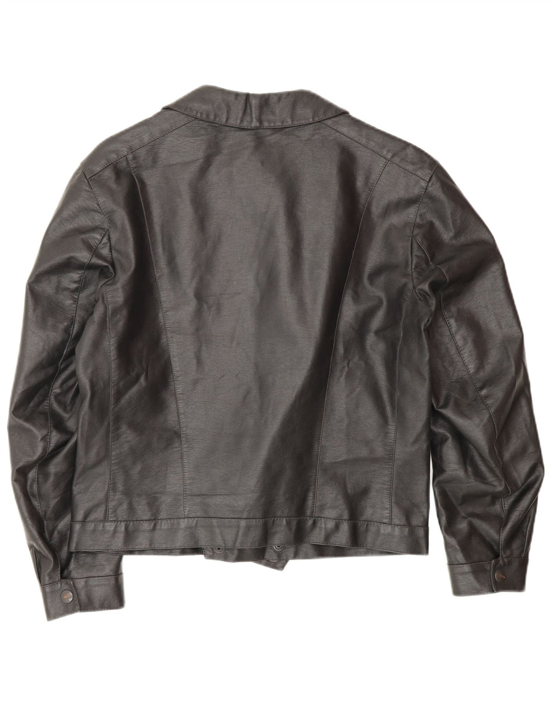 Vintage Herren Leder Bikerjacke UK 38 Medium Schwarz