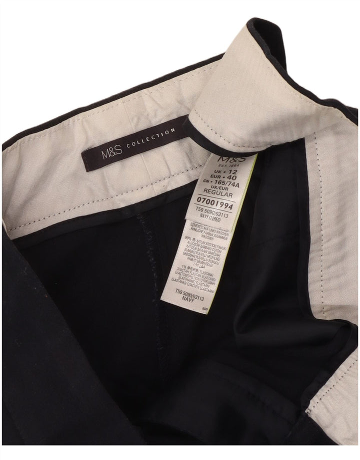 Marks & Spencer Damen Caprihose UK 12 M W34 L22 Marineblau