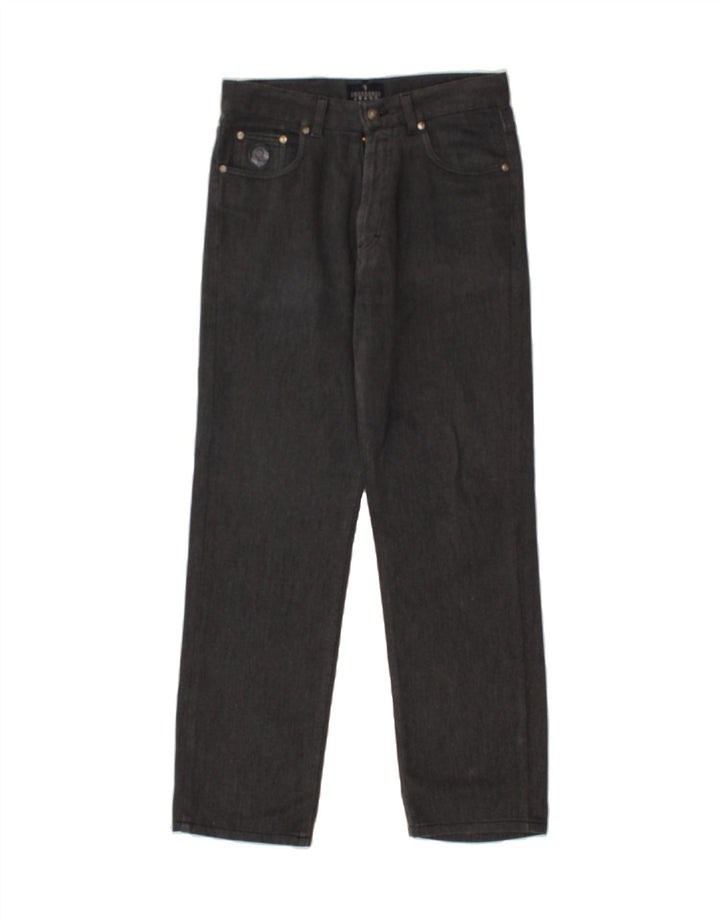 TRUSSARDI Womens Straight Jeans W28 L28  Grey Cotton Vintage Trussardi and Second-Hand Trussardi from Messina Hembry 