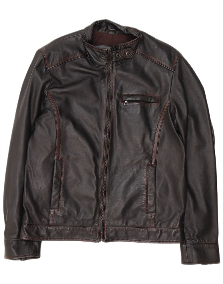 Danier Herren Lederjacke UK 40 Large Schwarz
