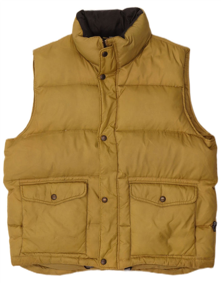Brugi Herren Wattierte Weste IT 54 2XL Gelb Polyamid