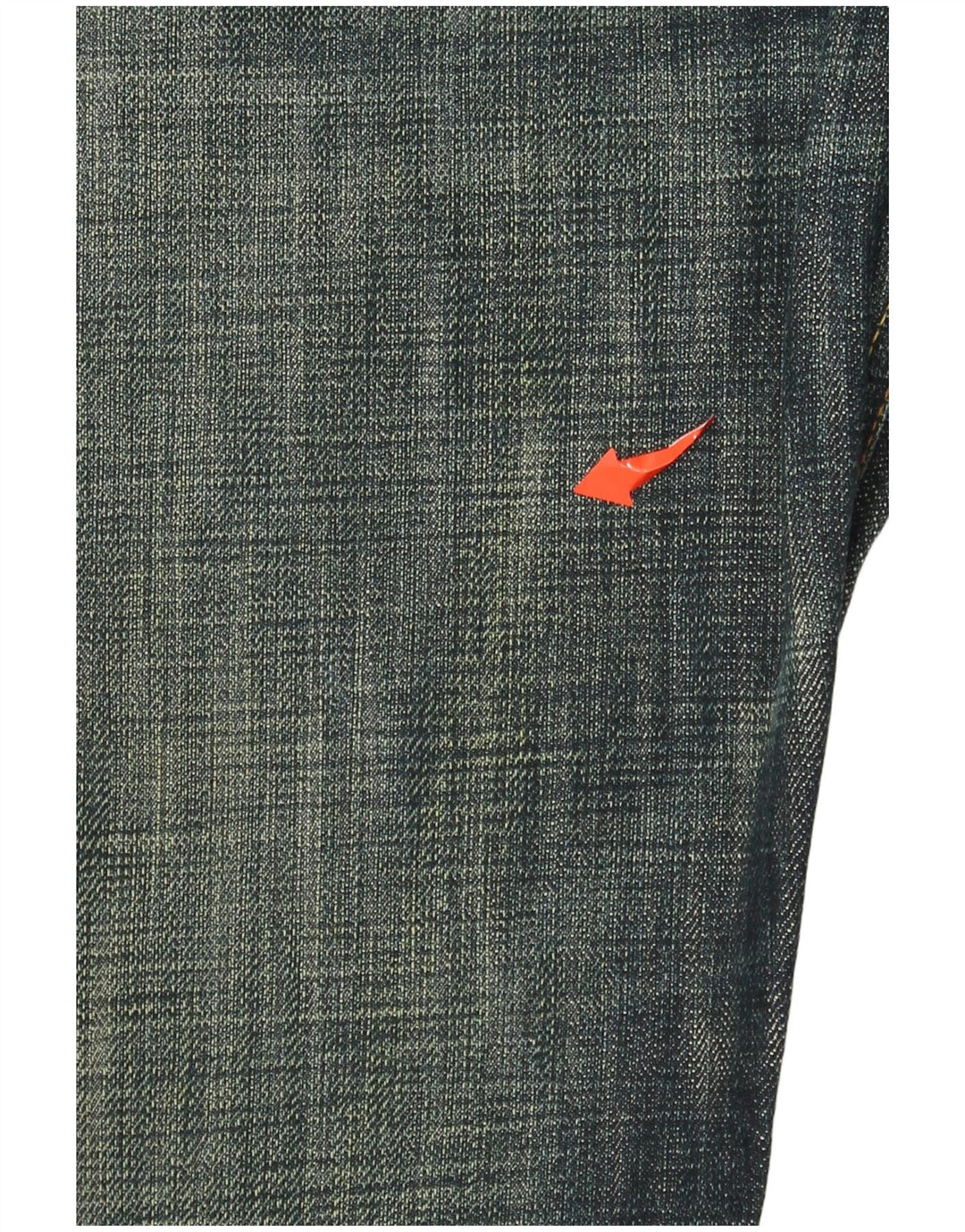 DIESEL Damen Straight Jeans W30 L34 Marineblaue Baumwolle