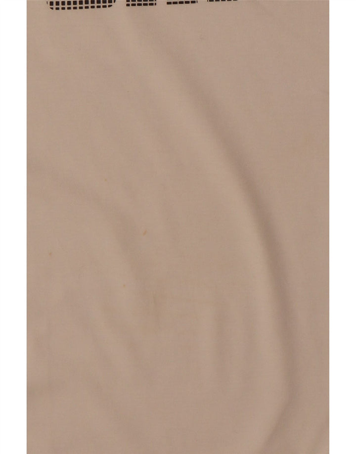 Puma Herren Grafik-T-Shirt-Oberteil aus mittelweißer Baumwolle