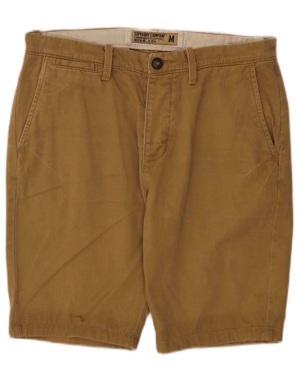 Superdry Herren Chinoshorts Medium W32 Beige Baumwolle