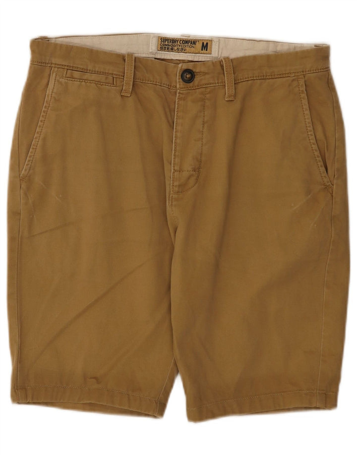 Superdry Herren Chinoshorts Medium W32 Beige Baumwolle