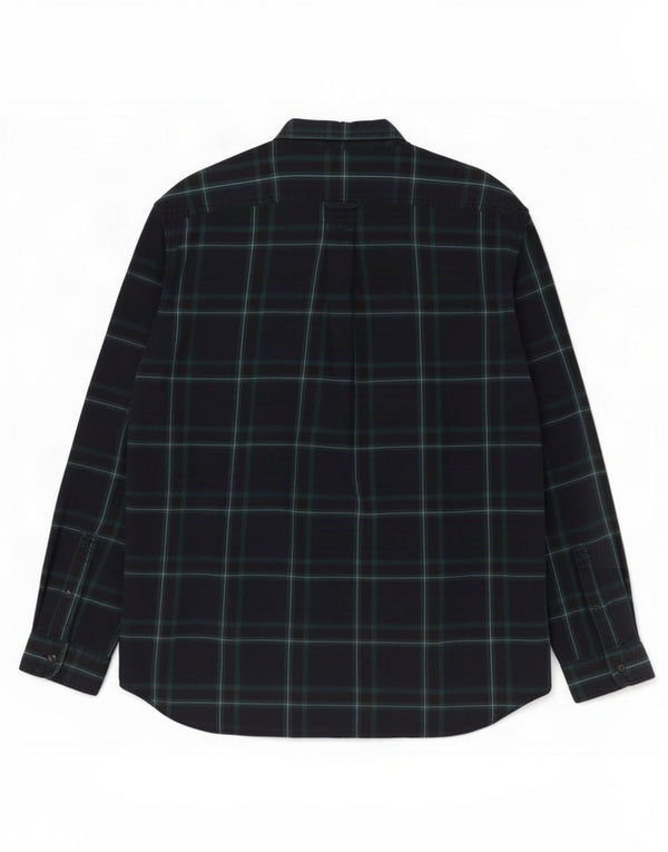 Timberland Mens Regular Fit Flannel Shirt 3XL Navy Blue Check Cotton