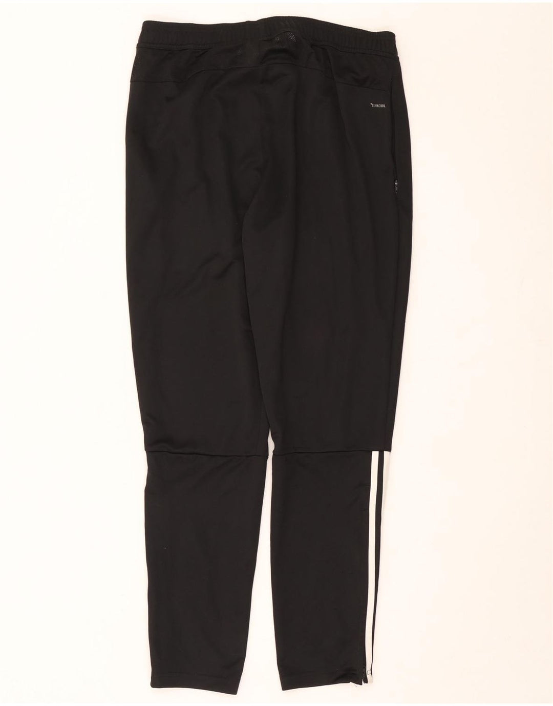 Adidas Herren-Trainingshose, groß, aus schwarzem Polyester