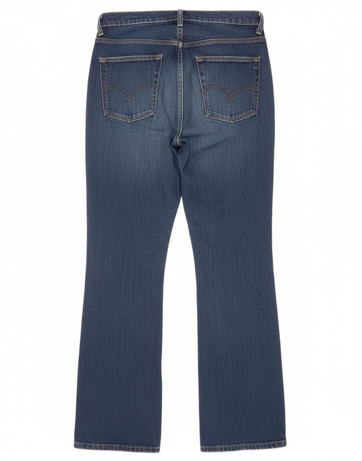 Lee Damen Straight Jeans W32 L29 Blaue Baumwolle