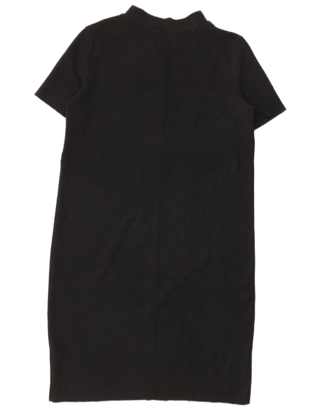Zara Damen Trafaluc Etuikleid UK 14 Mittelschwarze Baumwolle