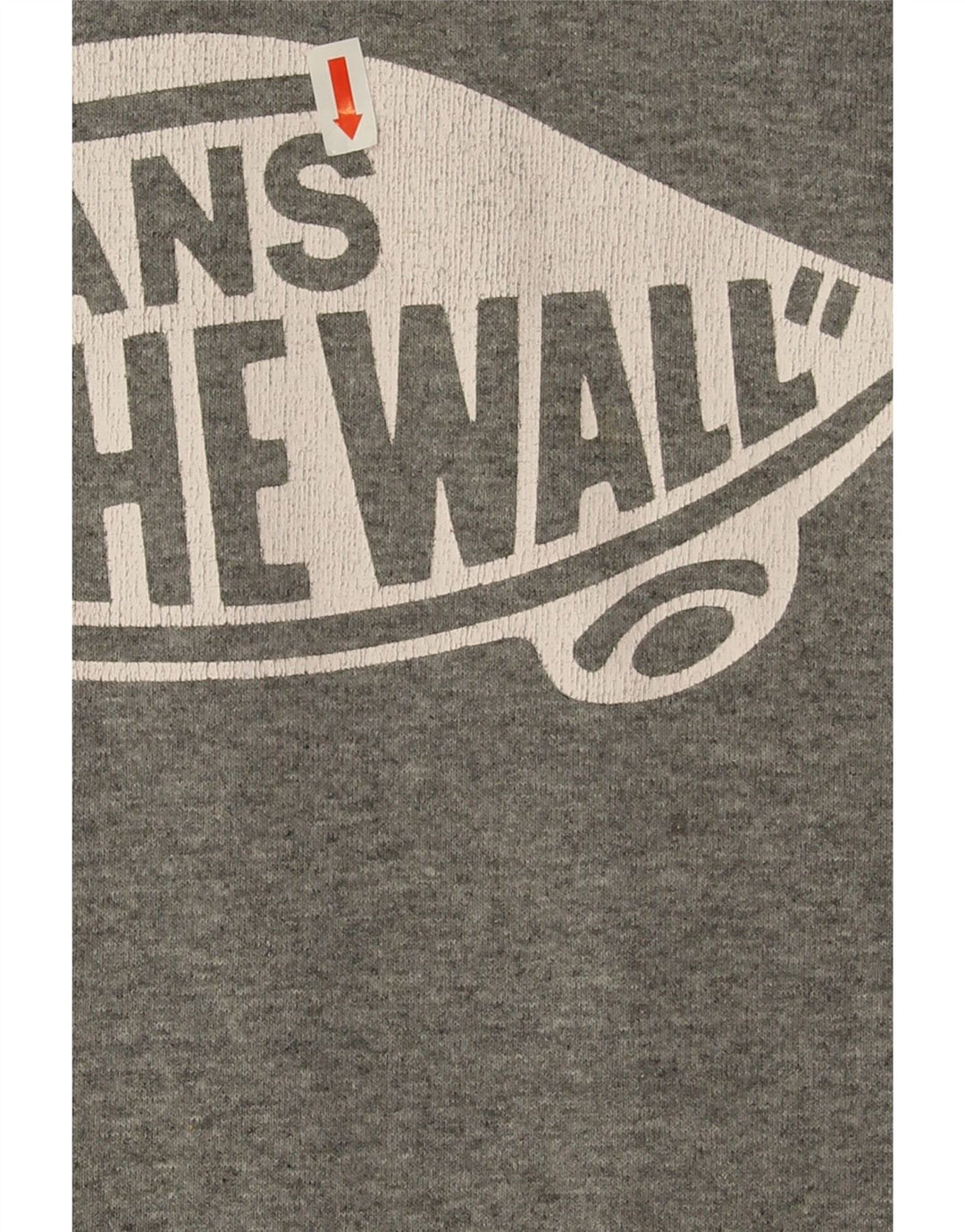Vans Herren-Kapuzenpullover mit Grafik, Größe S, Grau, Baumwolle