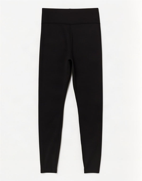 Nike Damen Dri Fit Crop Leggings UK 14 Medium Schwarz Polyester