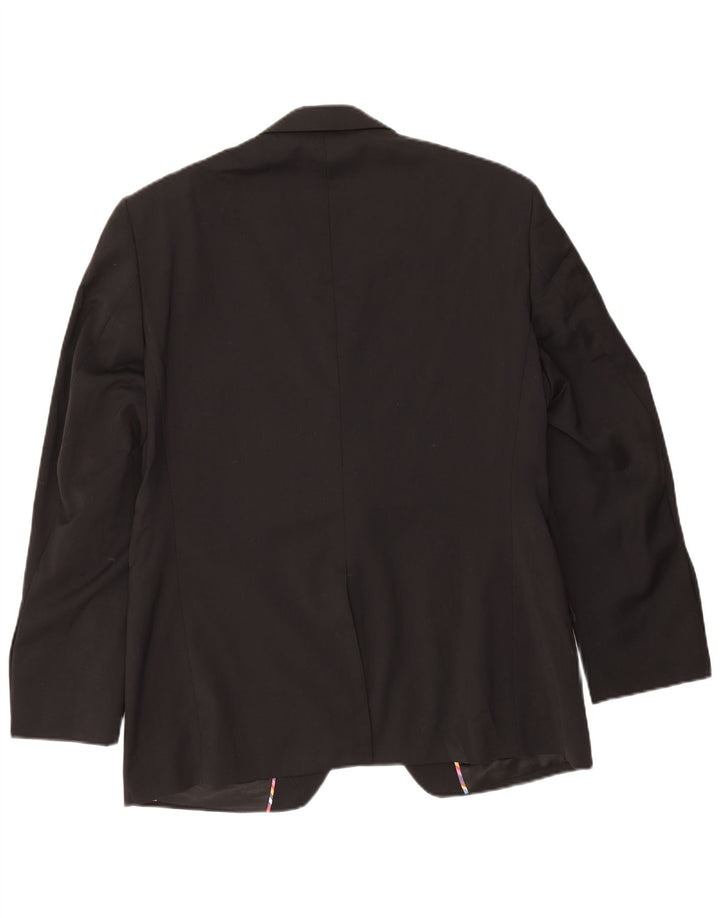 Marks & Spencer Herren Autograph 2-Knopf-Blazerjacke UK 38 Mittelschwarz