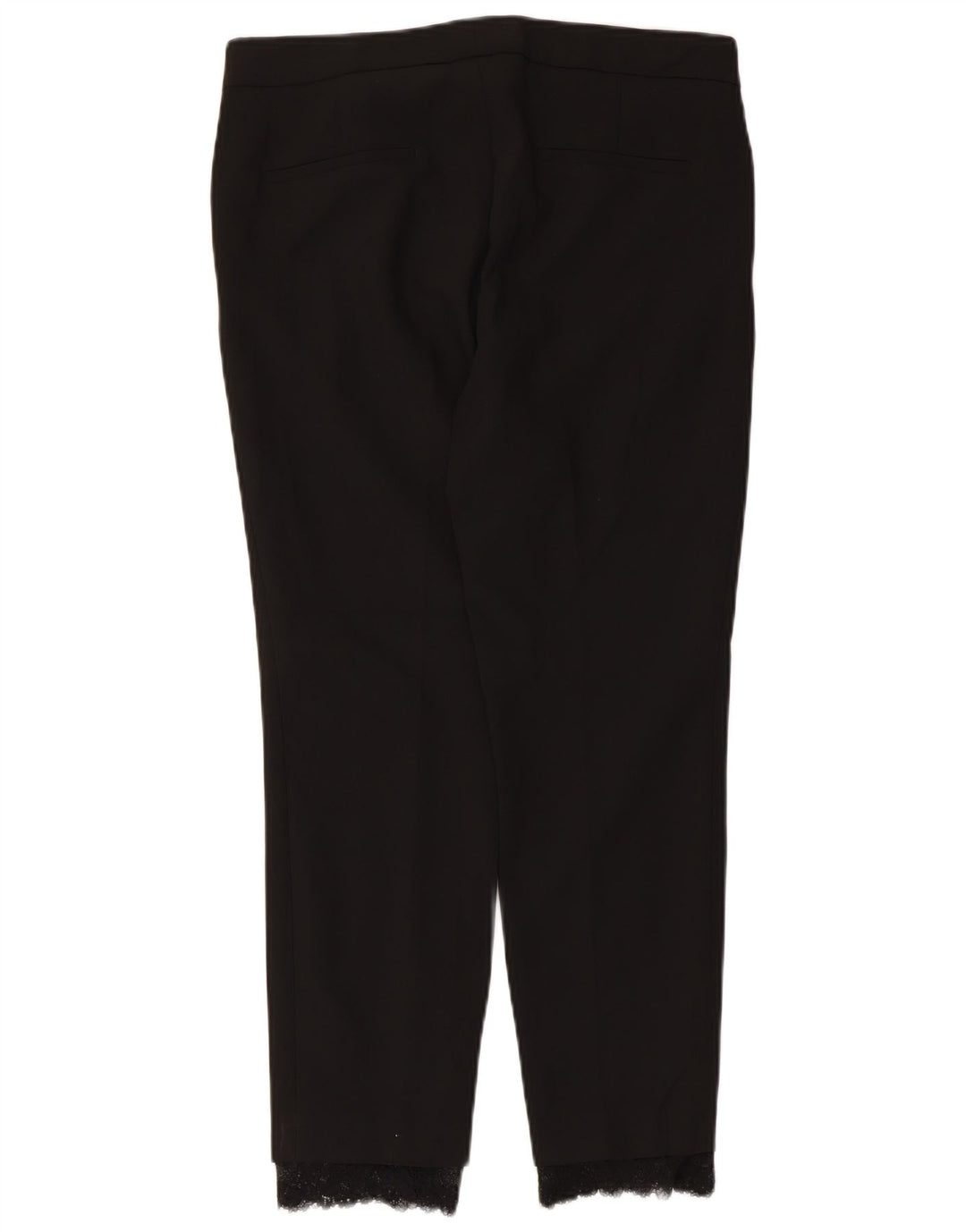 Slim-Anzughose für Damen von Zara, Größe M, W28, L26, Schwarz, Polyester